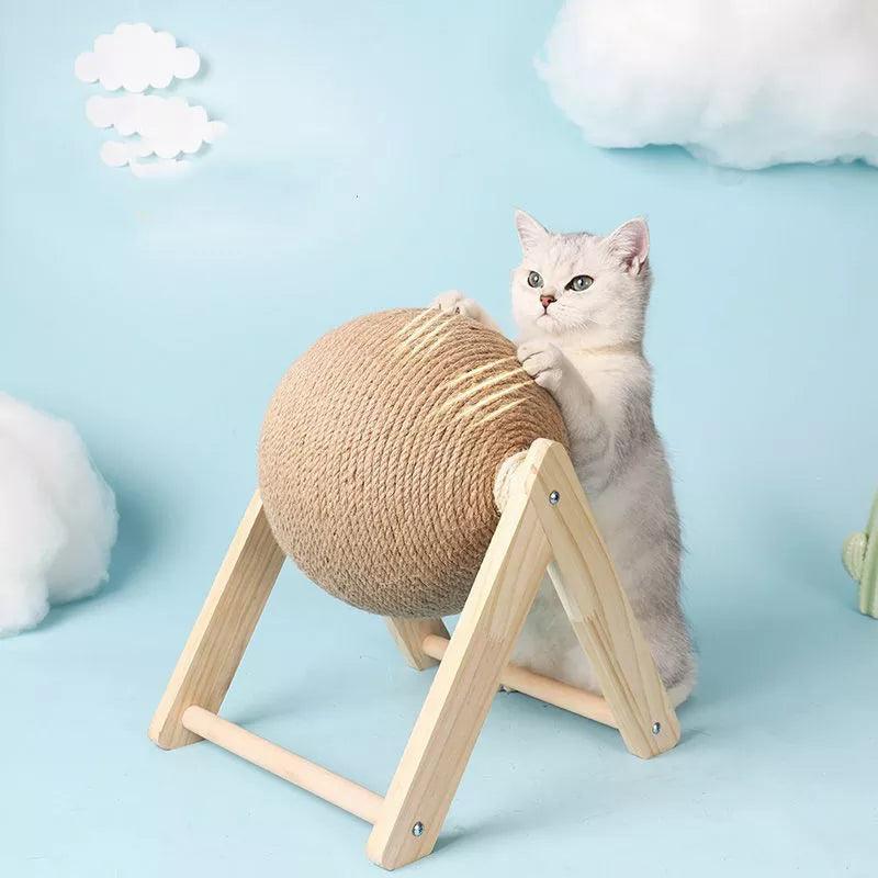 Sisal Rope Cat Scratching Ball Toy - MR. GIFT