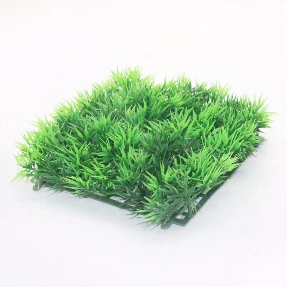 Artificial Green Grass Aquarium Plant Eco-Friendly Decor - MR. GIFT