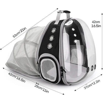 Expandable Transparent Cat Carrier Backpack - MR. GIFT