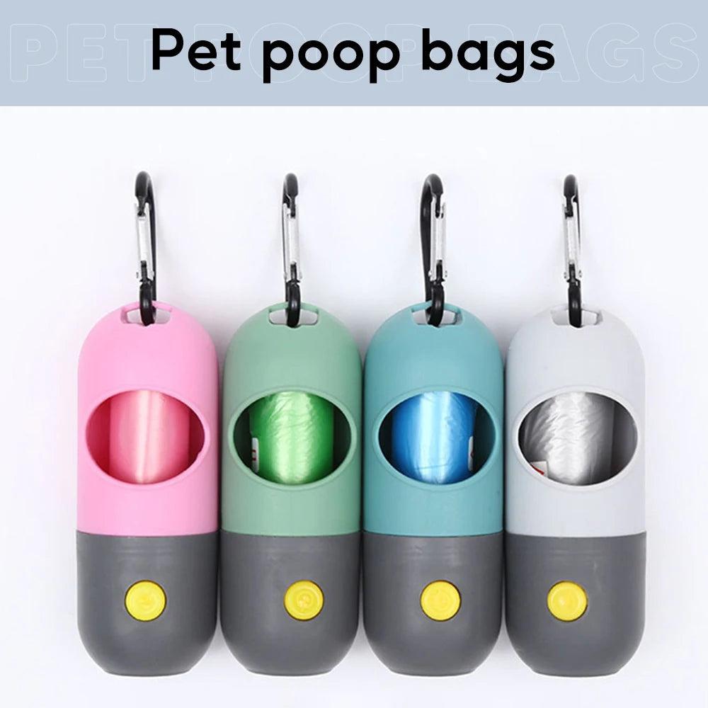 LED Light Dog Poop Bag Dispenser | Degradable - MR. GIFT
