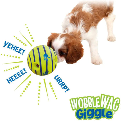 Wobble Wag Giggle Glow Interactive Dog Toy - MR. GIFT