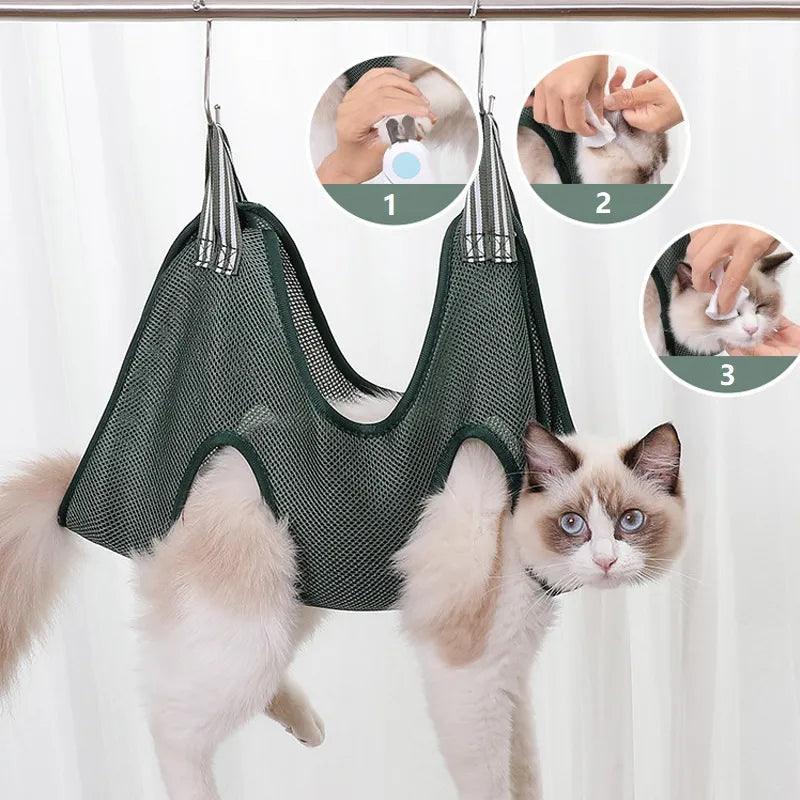Pet Grooming Hammock for Nail Trimming & Bathing - MR. GIFT