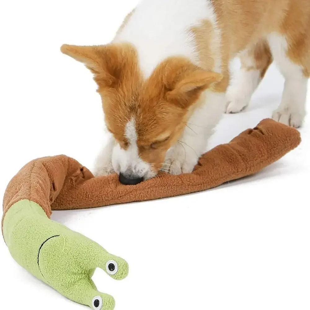 Snail-Shaped Squeak Sniffing Puzzle Pet Toy - MR. GIFT