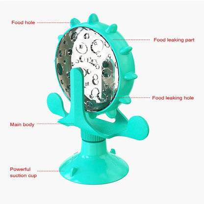 Interactive Treat Leaking Wheel for Cats & Small Dogs - MR. GIFT