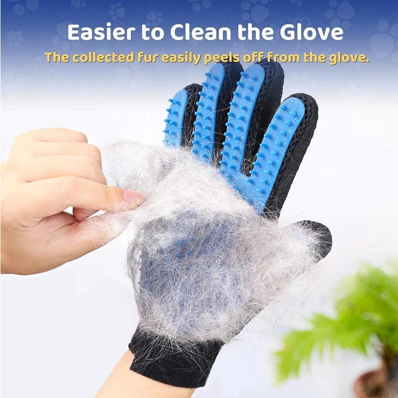 Pet Grooming Kit with Brush and Bath Glove - MR. GIFT