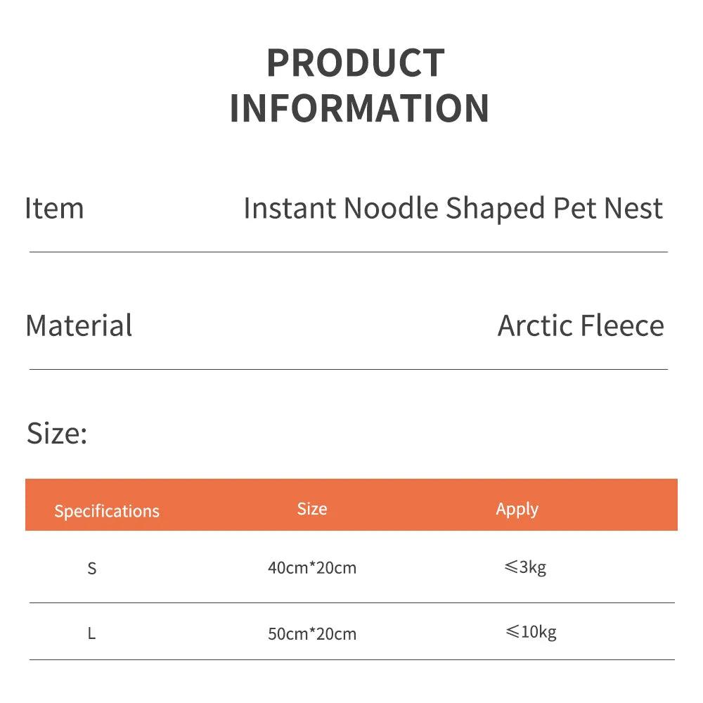 Instant Noodle Cup Pet Bed for Dogs and Cats - MR. GIFT