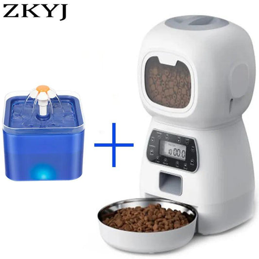 Automatic Cat Feeder Dog Dry Food Dispenser Bowl - MR. GIFT