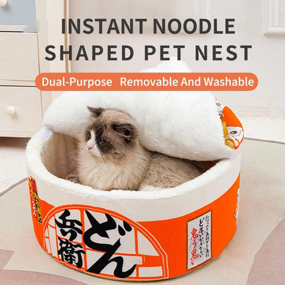 Instant Noodle Cup Pet Bed for Dogs and Cats - MR. GIFT