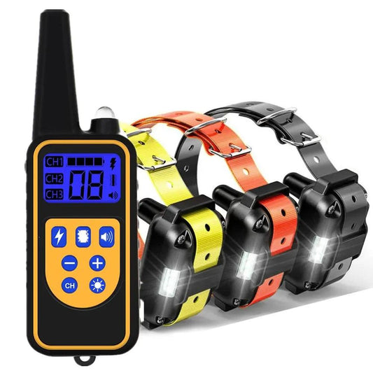 Rechargeable Training Collar with Remote, 800m Range - MR. GIFT