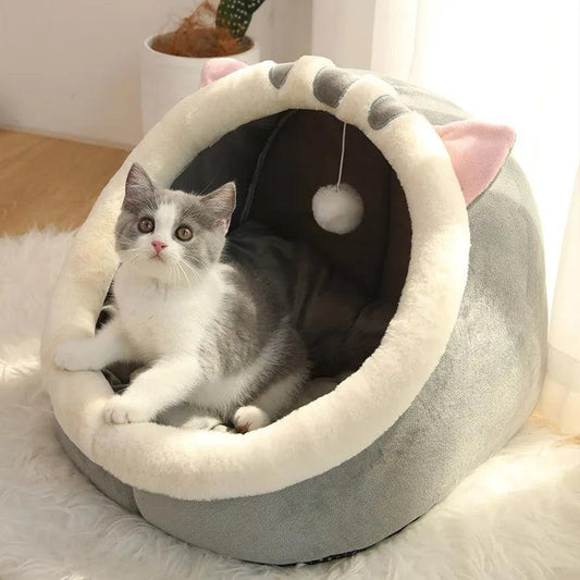 Deep Sleep Cartoon Pet Bed for Cats and Small Dogs - MR. GIFT