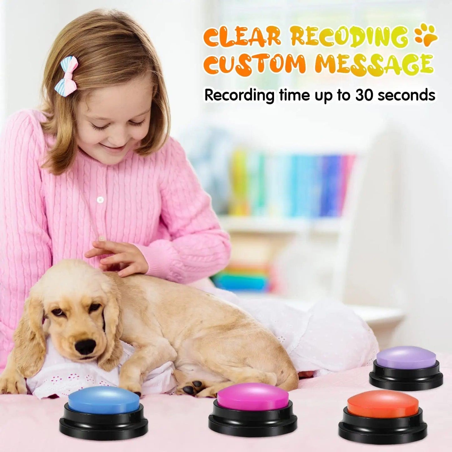 Voice Recording Pet Training Button - MR. GIFT