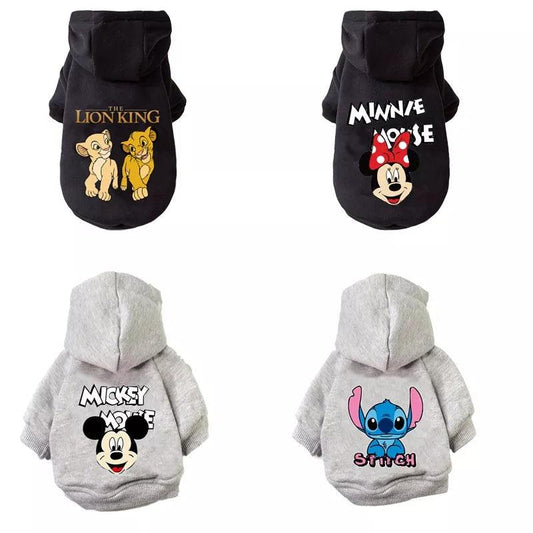 Disney Anime Dog Hoodie for Small and Medium Dogs - MR. GIFT