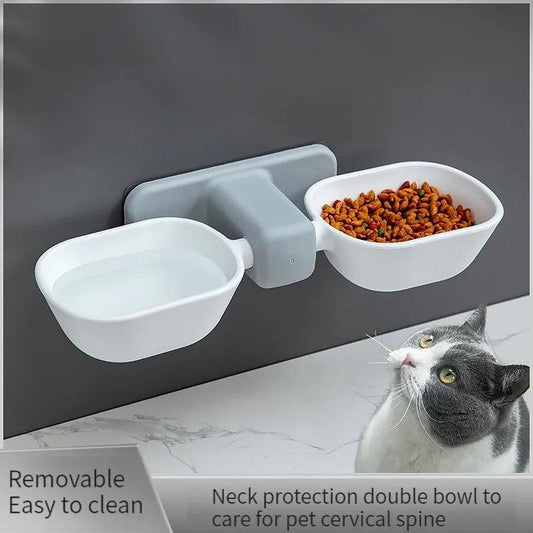 No More Messy Floors: Upgrade to a Wall Mounted Cat Feeder - MR. GIFT