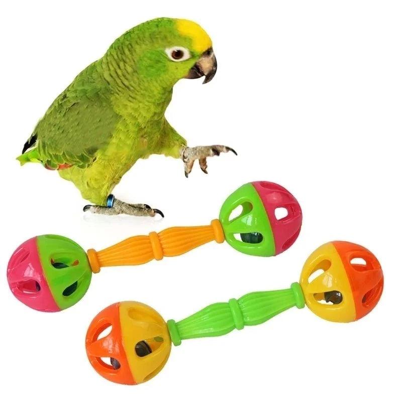 Double-Headed Bell Toy for Parrots, 2pcs - MR. GIFT