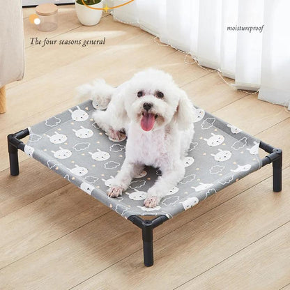 Folding Elevated Pet Bed for All Seasons - MR. GIFT