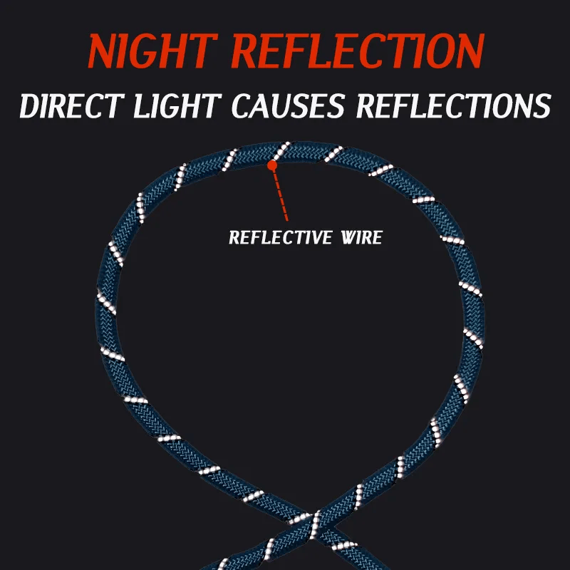 Reflective Nylon Dog Leash - MR. GIFT
