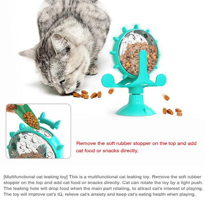 Interactive Treat Leaking Wheel for Cats & Small Dogs - MR. GIFT
