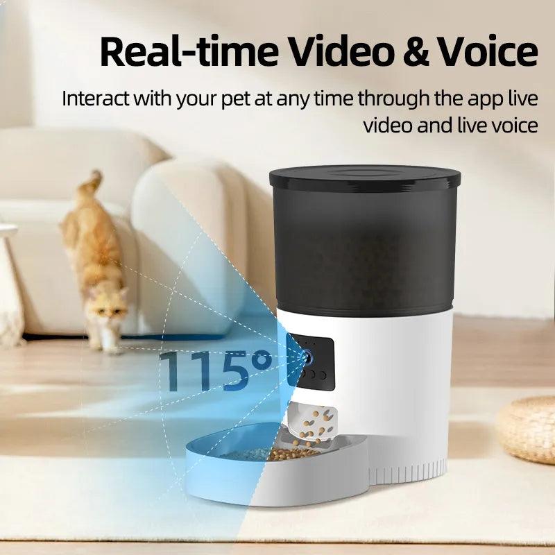 Smart Automatic Cat Feeder with Camera - MR. GIFT