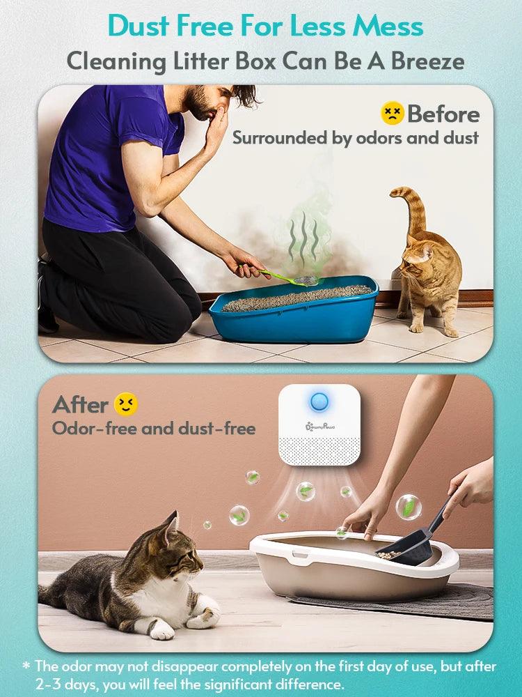 Smart Cat Litter Box Odor Purifier 4000mAh - MR. GIFT