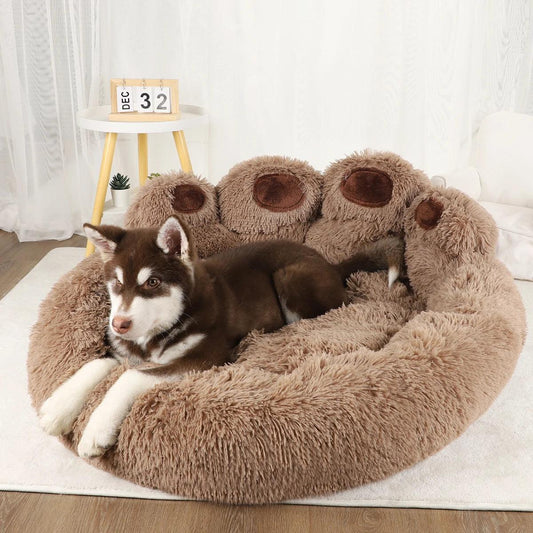 Fluffy Large Dog Bed Sofa with Kennel Mat - MR. GIFT