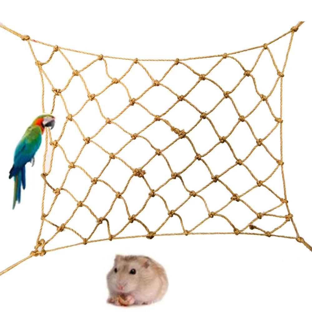 Parrot Climbing Net Swing Hammock with Hook 30x20cm - MR. GIFT