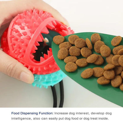 Suction Cup Dog Ball Toy with Leaking Feeder - MR. GIFT