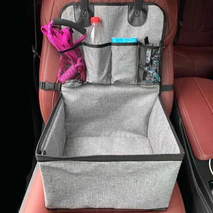 Puppy Booster Car Seat with Storage Pockets - MR. GIFT