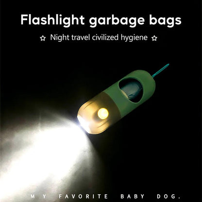 LED Light Dog Poop Bag Dispenser | Degradable - MR. GIFT