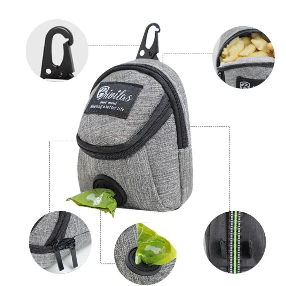 Portable Dog Training Treat Pouch with Poop Bag Dispenser - MR. GIFT