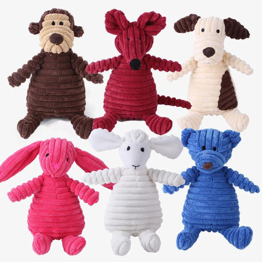 Plush Animal Squeak Toys for Dogs - MR. GIFT