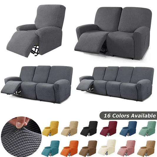 Knitted Recliner Sofa Covers | 1-4 Seater Protector - MR. GIFT