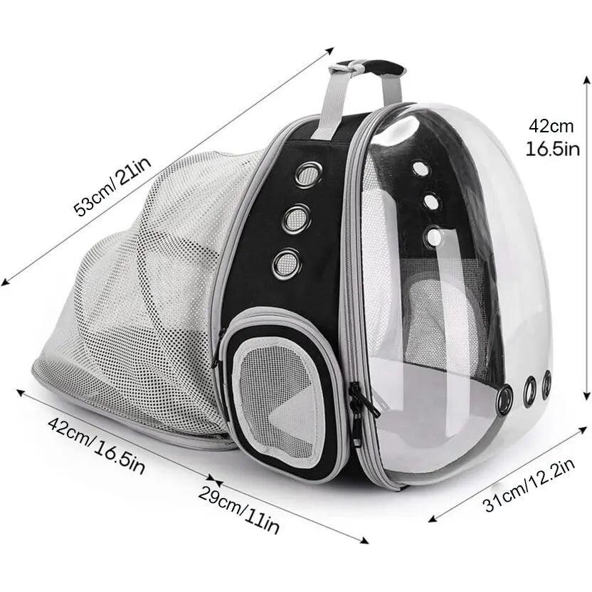 Expandable Transparent Cat Carrier Backpack - MR. GIFT