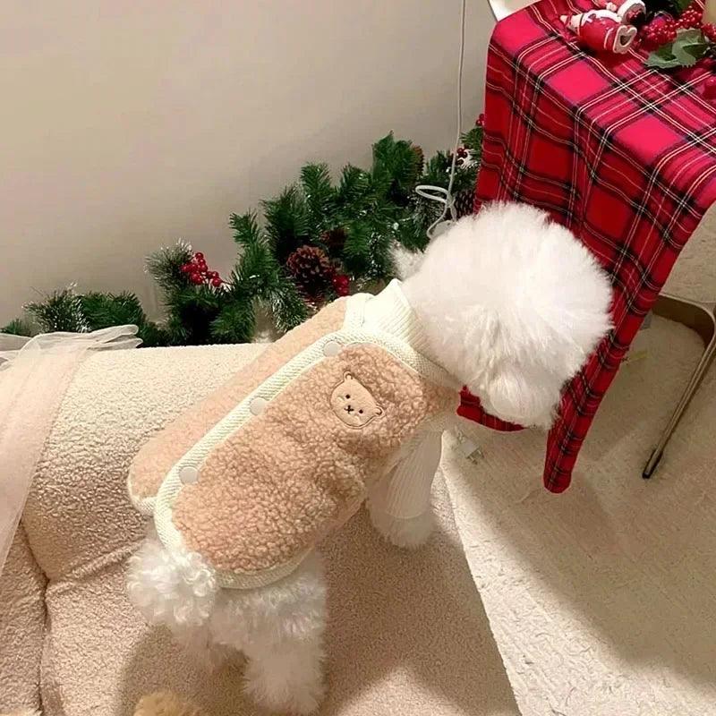 Winter Warm Plush Pet Dog Cotton Vest - MR. GIFT
