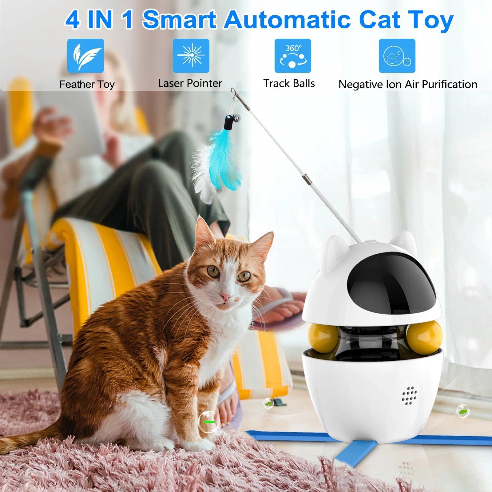 Meow Madness: 4-in-1 Electric Toys for Endless Playtime - MR. GIFT