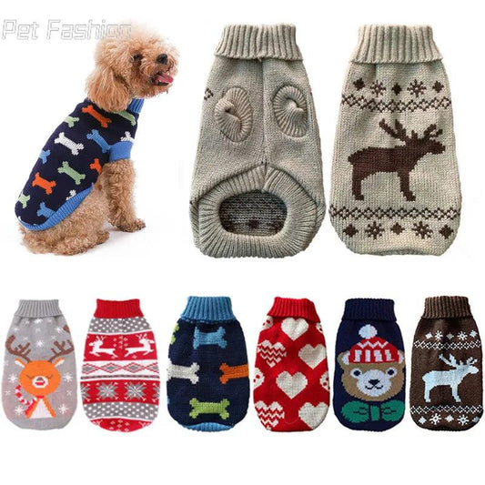Warm Knitted Dog Sweater for Winter - MR. GIFT