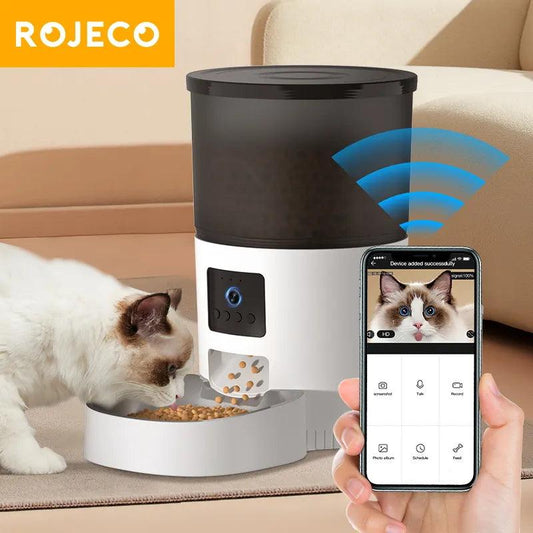 Smart Automatic Cat Feeder with Camera - MR. GIFT