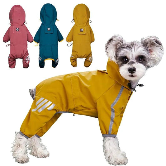 Reflective Waterproof Dog Raincoat for Small to Medium Dogs - MR. GIFT