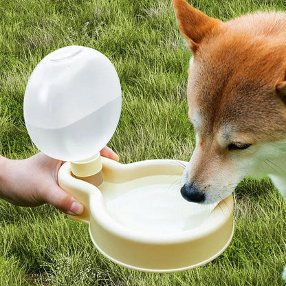 Portable Pet Water Bottle 500ml with Foldable Bowl - MR. GIFT