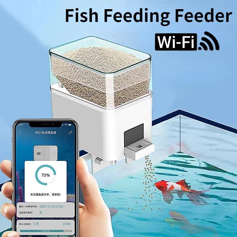 Wifi-Enabled Fish Feeding: Convenience at your Fingertips - MR. GIFT
