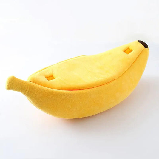 Funny Banana-Shaped Cozy Cat Bed | Warm, Durable & Portable - MR. GIFT