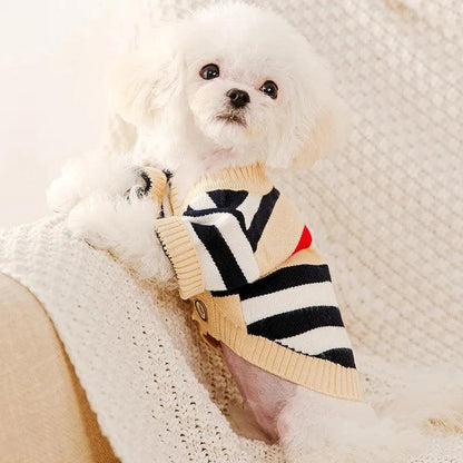 Winter Striped Knitted Sweater for Pets - MR. GIFT