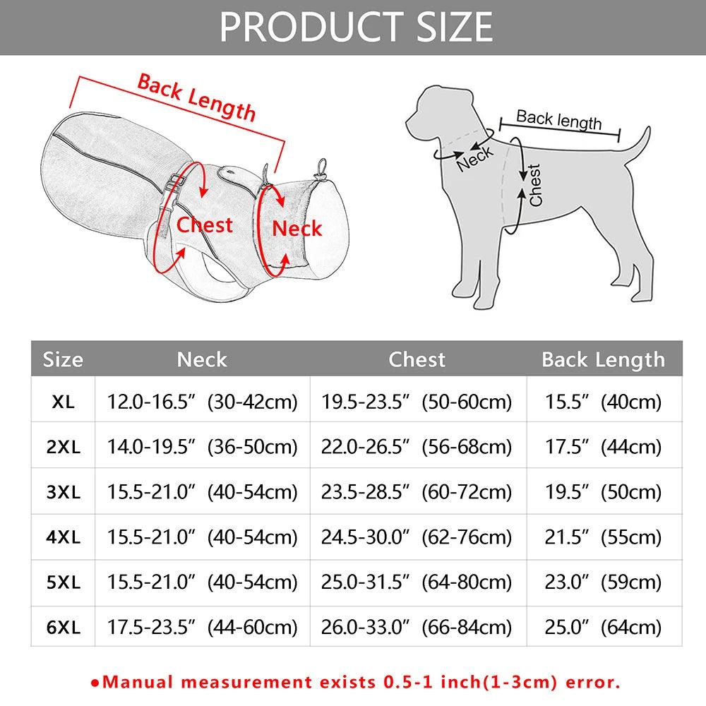 Waterproof Winter Jacket for Large Dogs - MR. GIFT