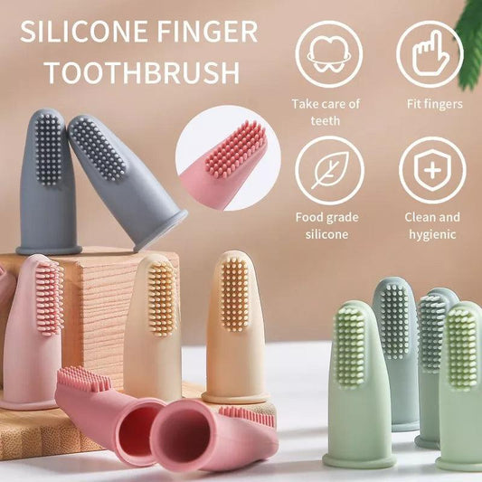 Super Soft Silicone Pet Finger Toothbrush for Teeth Cleaning - MR. GIFT