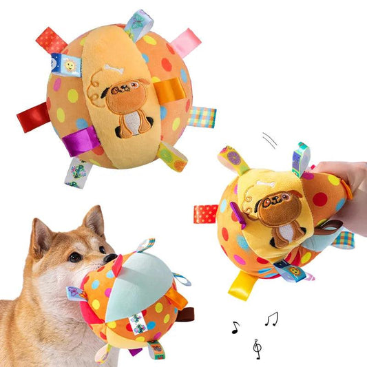 Bite-Resistant Interactive Ball Dog Toy with Bells - MR. GIFT